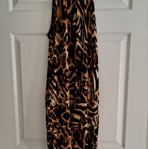 Womens animal print dress